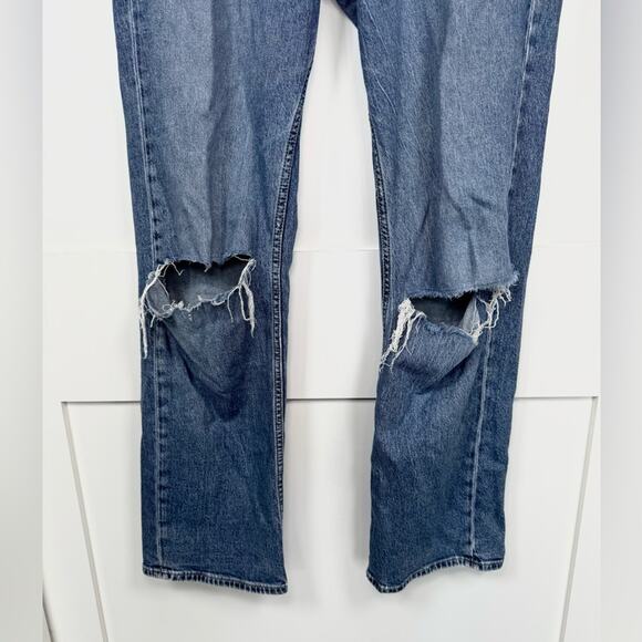 GAP Women’s 90s Loose Mid Rise Indigo Jeans Size 31 Regular - Picture 2 of 11